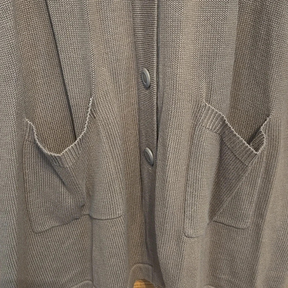 Vintage Bob Mackie Embroidered Brown Cardigan size 2X - Picture 2 of 8